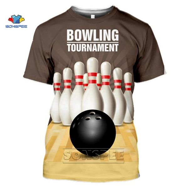 

popular sports bowling 3d men pullover summer 3d print shirts plus size oversized hentai men clothing