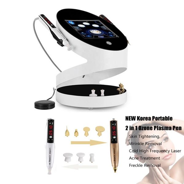 

medical plasma shower fibroblast plasma pen machine 2 in 1 spark ozone plasmapen for face eyelid lifting anti wrinkle acne removal beauty sa
