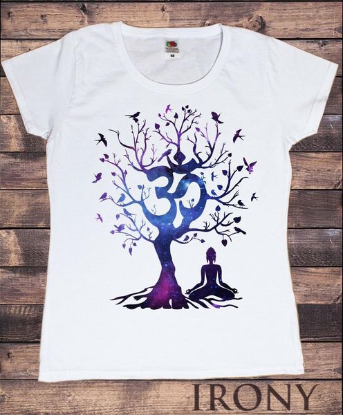 

yoga meditation om india zen om space tree flying birds brand summer men's tee awesome shirts hooded sweatshirt hoodie men t shirt