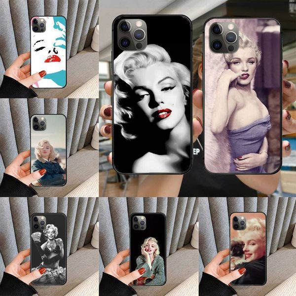 

sewqmarilyn monroe vip 5 5s 6 6s plus 7 8 11 12 mini xr xs pro se 2020 largt black case waterproof softvtrvgt
