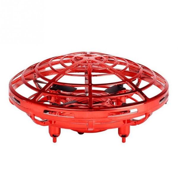 

anti-collision hand ufo ball flying aircraft rc toys led gift suspension mini induction drone for children boys