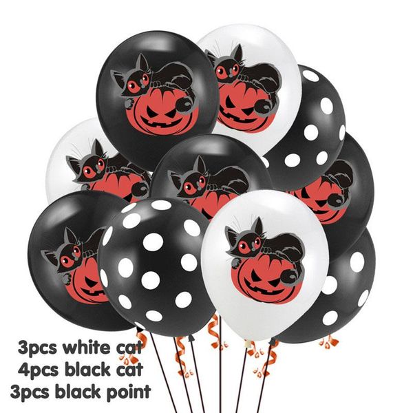 

10 шт. хэллоуин тыква тыква призрак череп воздушный шар латекс счастливый хеллоуин украшения детские воздушные баланцы рождения день рождени