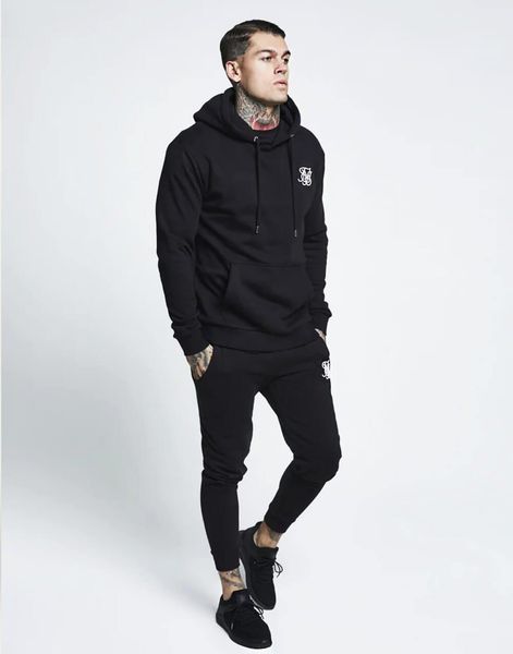 

siksilk black tracksuit full set 1022, Gray