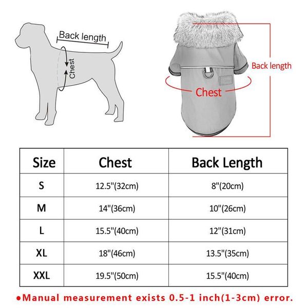 

winter dog coat jacket waterproof leather pet dog clothing for small medium large dogs french bulldog chihuahua yorkies bbyvlp