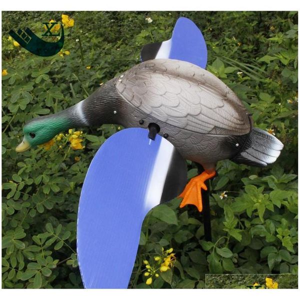 

xilei factory directly sell dc 6v remote control hdpe plastic green head decoy wholesale duck decoys with magn qylcsl toys2010