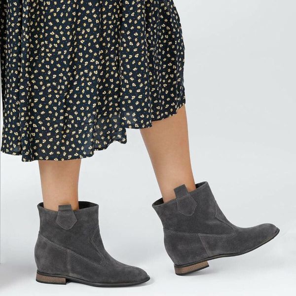 

flo gratel77z gray women 's boots butigo, Black