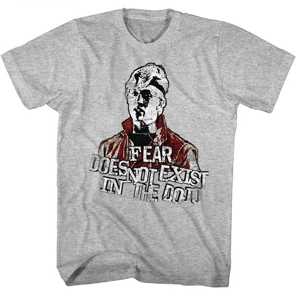 

the karate kid tall t-shirt fear does not exist in the dojo heather tee(1) sport hooded sweatshirt hoodie