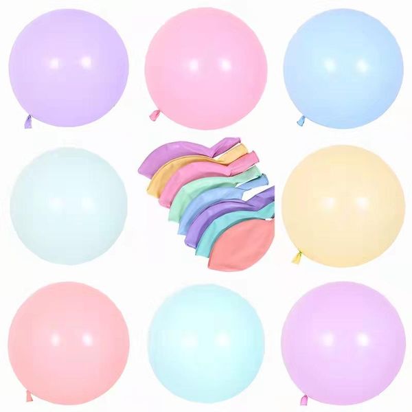 

party decoration 36 inch macarons are round thick latex balloon wedding proposal children birthday celebration