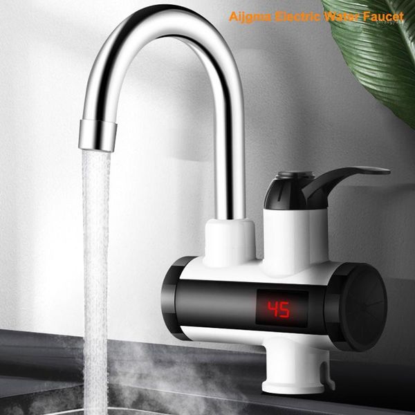 

304 stainless steel kitchen and cold electric heating water faucet, and cold adjustment, temperature display1
