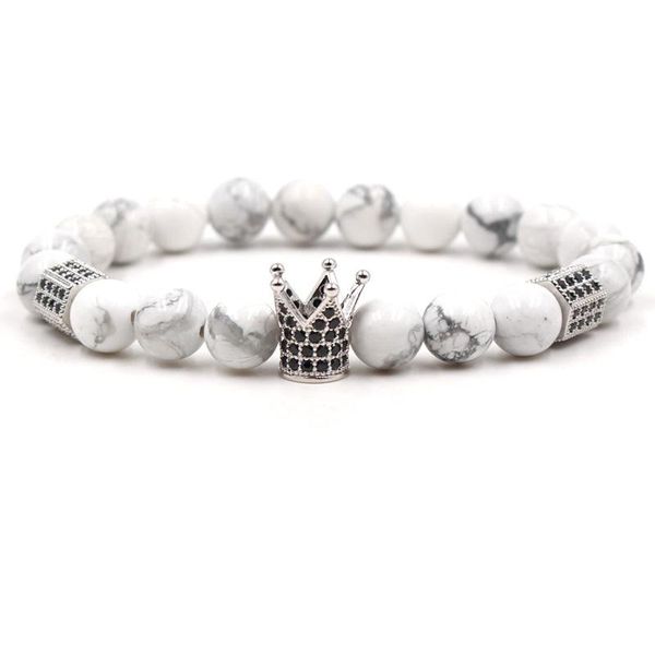 

crown bracelets zircon bead bracelet bracelet, Golden;silver