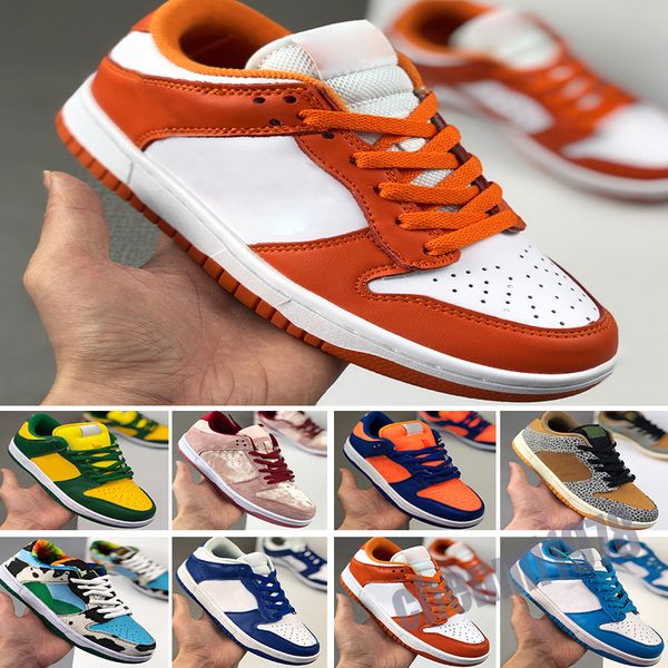 

2020 new chunky dunky low men women athletic shoes university red green bear kentucky syracuse safari womens sports sneakers skate shoes c19