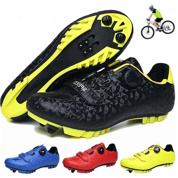 

cycling footwear mtb shoes men mountain road bicycle sneaker women professional self-locking breathable bike shoe1, Black