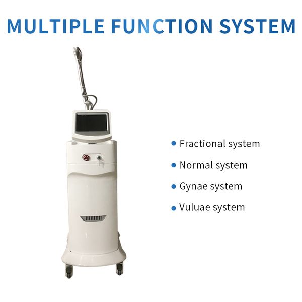 

professional 10600nm vaginal tightening fractional co2 laser cutter marking articulated arm scar acne treatment fractional rf machine, Black