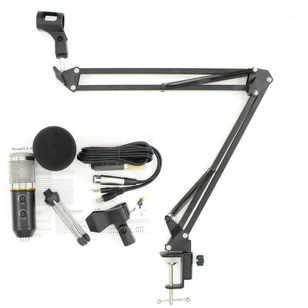 

microphones -f200fl condenser microphone professional wired deskusb stand with tripod/arm for computer karaoke studio1