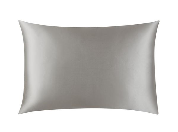 

light grey 100% mulberry silk pillowcase pillow case