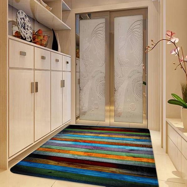 

non-slip mats carpet bathroom 40*60cm/60*120cm1pc bath mat colorful wooden home bedroom in front of bathroom decoration