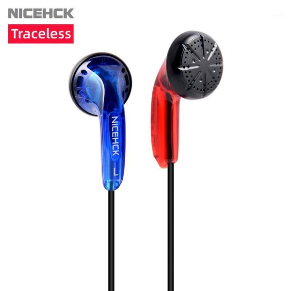 

2020 nicehck traceless 3.5mm hifi earbud 15.4mm dynamic driver unit dj bass earphone wired hd microphone headset me80/eb2/b401