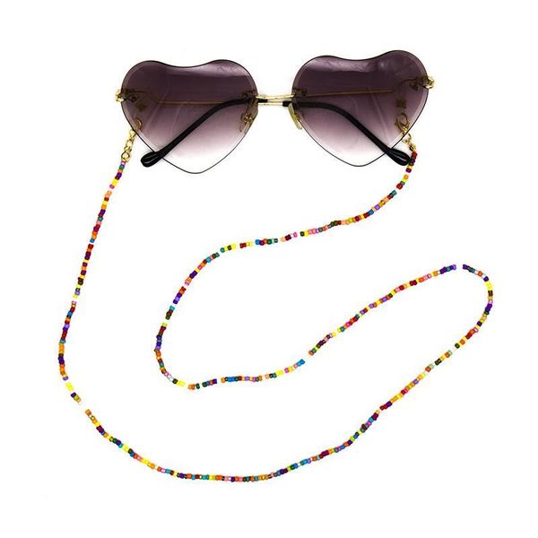 

fashion simple colorful handmade rice beads eyeglasses chain bohemian summer sunglasses accessories halter glasses cord jewelry h jllgfv