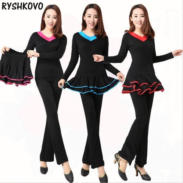 

yoga outfits training women's plus size sports dance pants leggings elastic smooth pantskirt gym fitness full length trousers hxl029la1, White;red