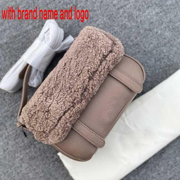 

ladies messenger 2020 new coin purse handbag wool one shoulder messenger bag fashion designer casual plush qynf b7cjz