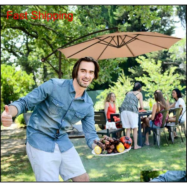 

new 10' patio umbrella offset hanging umbrella outdo qylphq bdesports