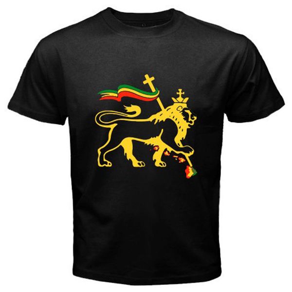 

africa rasta strong lion rastafarian reggae music men's black t-shirt size s-3xl sport hooded sweatshirt hoodie