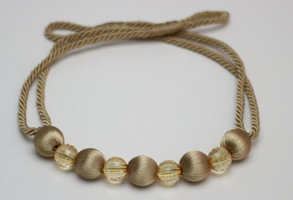 

1pc bead elegant curtain tieback decorative buckle holdbacks home accessory strap 1pc bead big h jlldlb