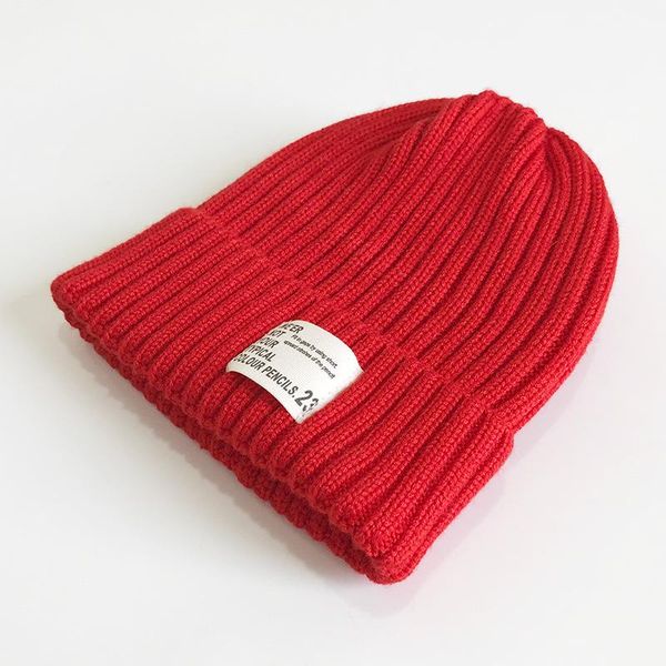 

beanie/skull caps yqyxcy women's hat beanie knitted autumn winter hats for women girls boys parent child set bonnet candy color, Blue;gray