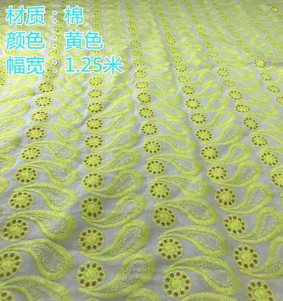 

cotton cloth hollow-out lace fabrics embroidered 130cm women's clothes skirt home textile tablecloth fabric1, Pink;blue