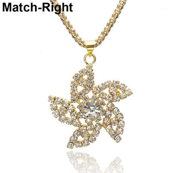 

2020 gold flower necklace for women charm long necklaces & pendants women's jewelry for gifts collares mujer collier colar kk2661, Silver