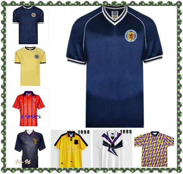 

retro scotland t shirts souness 1982 1986 1993 1994 1998 soccer jerseys scottish home retro football shirt mulgrew, Black;yellow