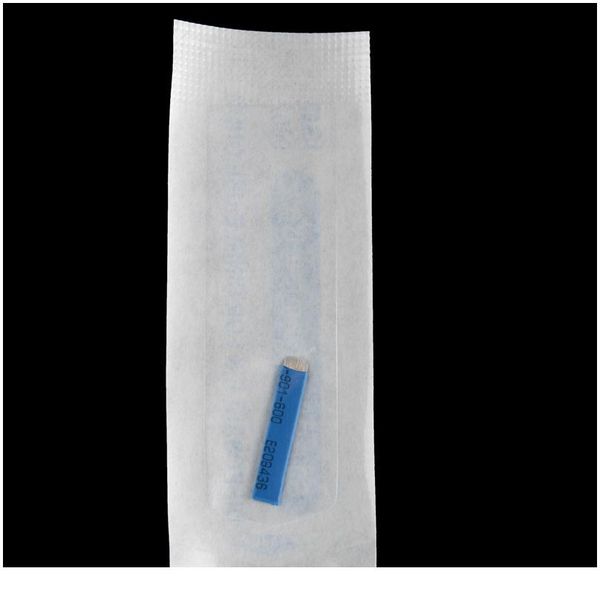 

50 pcs 18 pin u shape tattoo needles permanent makeup eyebrow embroidery blade for 3d microblading manual ta qyldeo