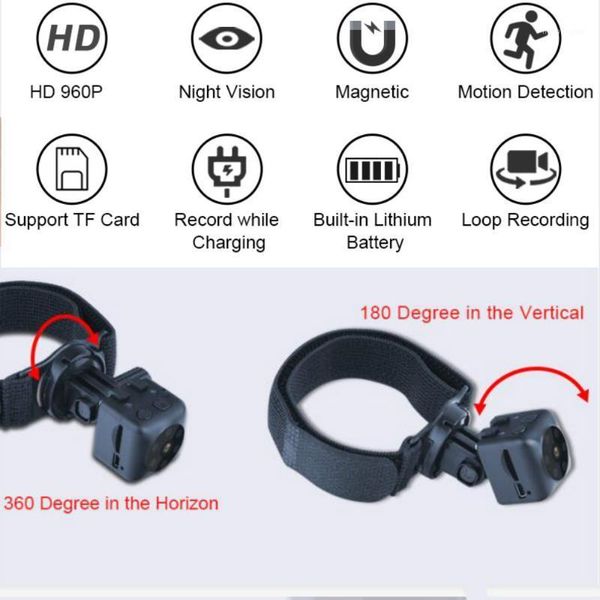 

mini cameras camera 720p full hd video dv dvr micro cam motion detection with infrared night vision camcorder support tf card1