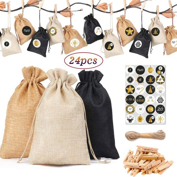 

candy christmas gift bags with ribbon snack biscuit baking package wedding birthday party decoration christmas gift bags #t1g