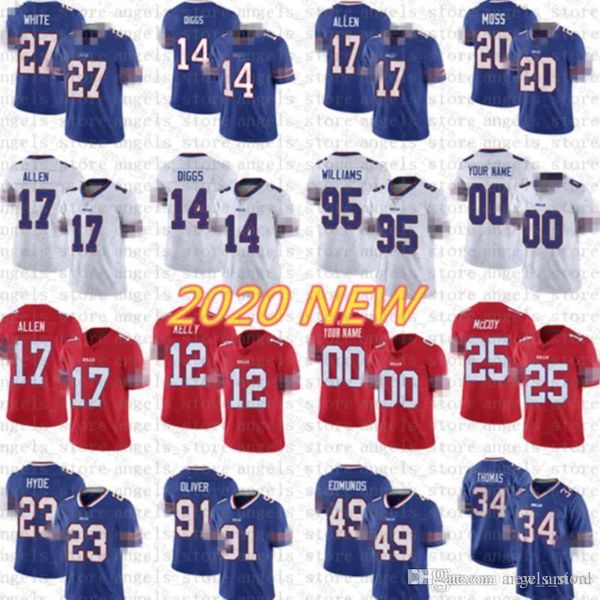 

b71 14 stefon diggs buffalobillfootball jersey 17 josh allen 49 tremaine edmunds 12 jim kelly 26 singletary 91 oliver stitched jerseys, Black;red