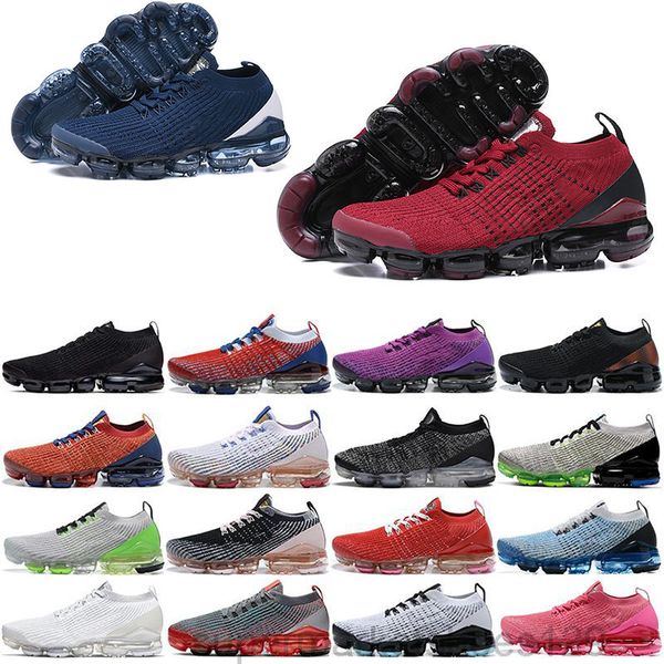 

new air 2.0 fly 3.0 knit casual shoes bred cny blue fury south beach all black triple white men designer sports sneakers size 36-46 j5pe