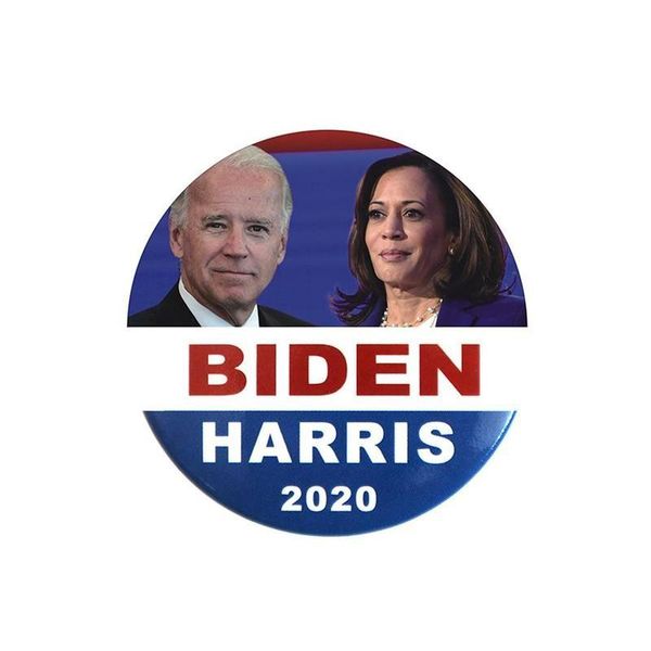 

джо байден 2020 для президента американских брошей булавки президент избранные сторонники металлические женщины мужчины булавки брошь ювелир, Gray