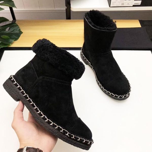 

snow boots female shoes botas mujer flock chaussures femme plush ladies shoes slip on women winter boot mixed color scarpe donna, Black