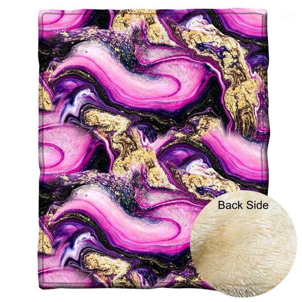 

thickened dual layers short velvet throw blanket artistic home decor sofa bed casual cover blanket travel soft warm1