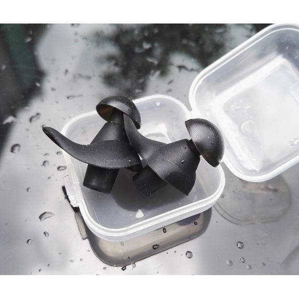 

1 pair soft ear plugs swimming sile waterproof dust-proof earplugs diving water sports swim swimming anti-noise acc jllnmc