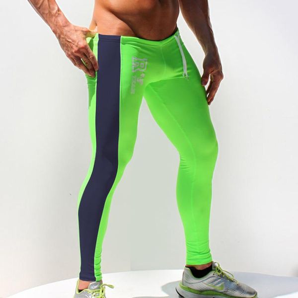 

men's tight pants aqux designed sweatpants 2019 men long pants high stretch tight men's legging gay trousers1, Black