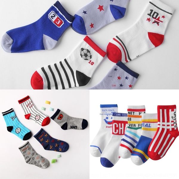 

мальчики и девочки размера zvqm4 осени хлопка средних носки 1-3-5-7-9-12 лет ilzso sockschildren детей всего socksold младенца носков хлопка, Black