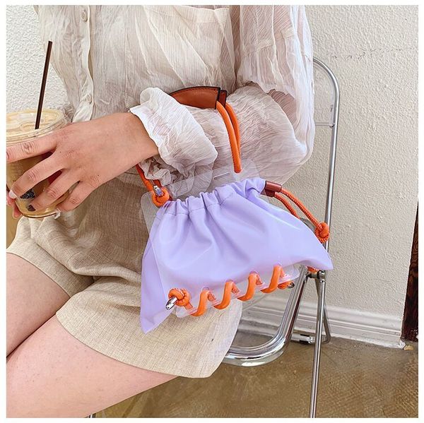 

2020 new acrylic female wallet bag scotia panorama coil decoration shoulder bag portable crossbody bag