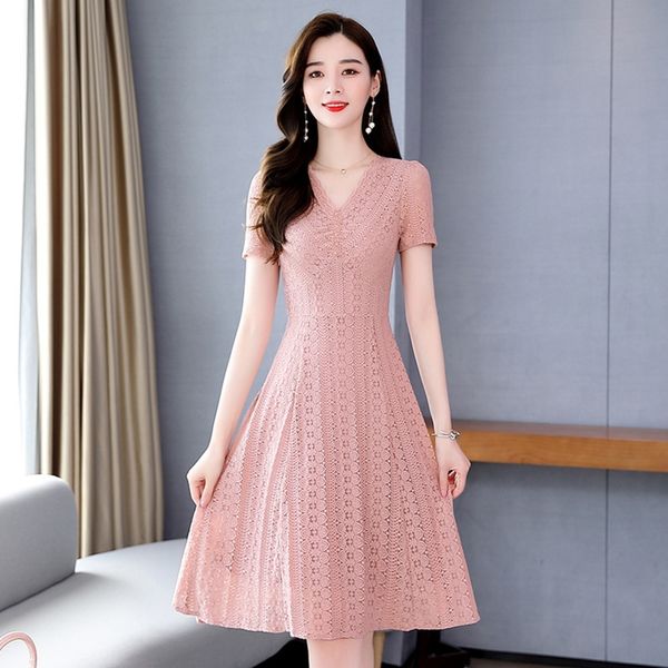 

3ne4k lace 2020 лето стиль dresslace показывая платье женщин с талией dressfashion тонкой юбки богини темперамент внешним новой летней др, Black;gray