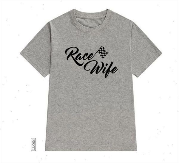 

race wife women tshirt cotton casual funny t shirt lady yong girl tee 5 colors drop ship s 600, White