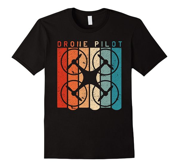 

2018 fashion retro drone pilot | quadcopter drone uav uas vintage t-shirt o-neck t shirt sport hooded sweatshirt hoodie