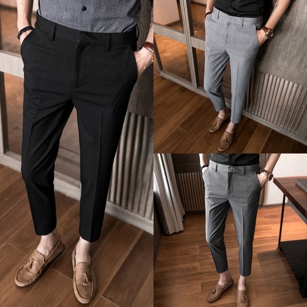 

7iqvu случайных девять мужчины с pantsslim подходят брюками девятой девять пункта trouserskorean версия легко износ небольшой trousers9-точк, Blue