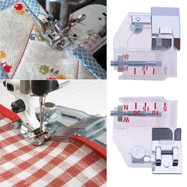 

adjustable bias binder presser foot plastic attachment binding feet sewing machine tape maker suppliers sewing kit accessories, Black