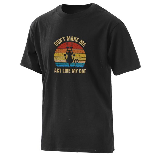 

don't make me act like my cat mens summer hip hop fashion retro harajuku streetwear casual homme hooded sweatshirt hoodie men t shirt