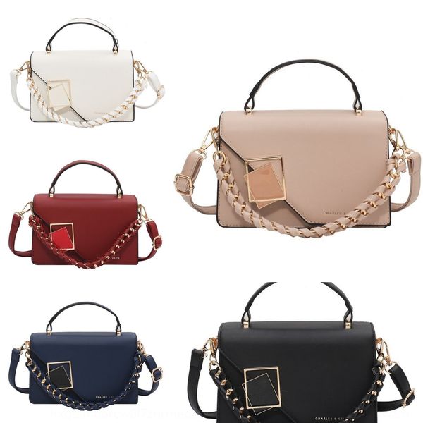 

2h1cn shoulder women's bag 2020 new fashion versatile single shoulder bag, Black